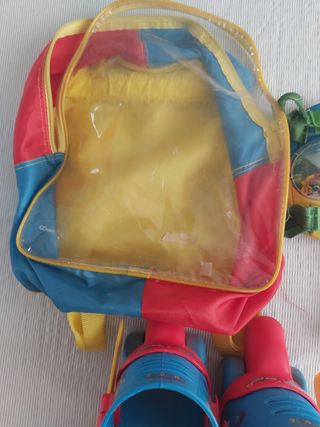 Patines Mickey Mouse y Protecciones
