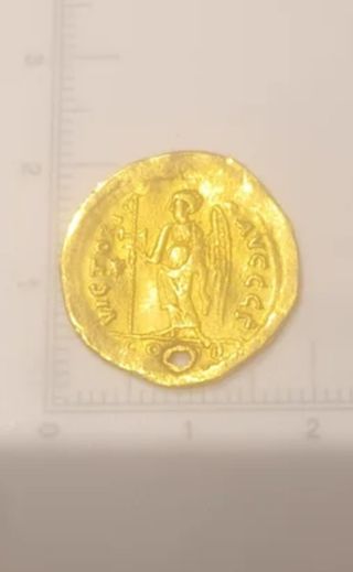 Sólido de oro de Anastasio 491d.c.