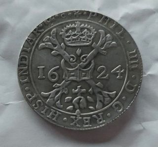 Moneda Antigua 1624 Felipe IV Hispaniarum Rex