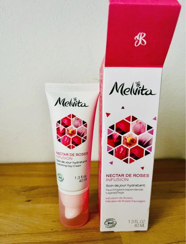 cream hydratant Melvita Nectar de roses infusion 