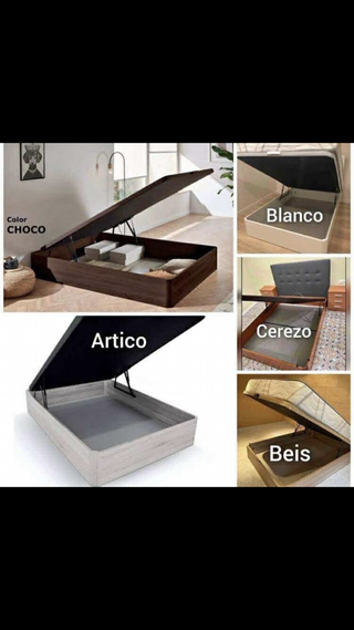 Base de cama con almacenaje NUEVOS BARATOS