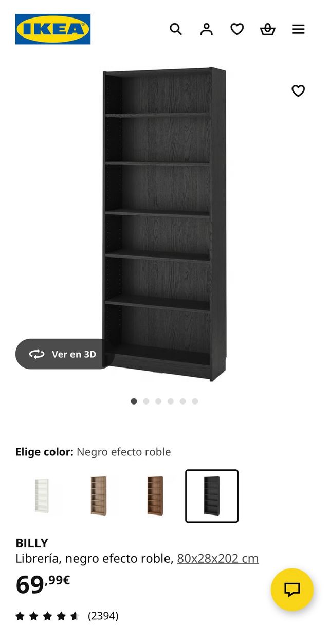 Estantería IKEA BESTÅ Marrón-Negro