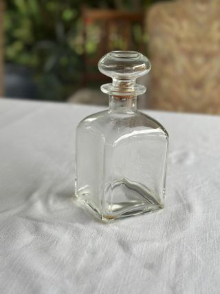 Caraffa in cristallo decorata