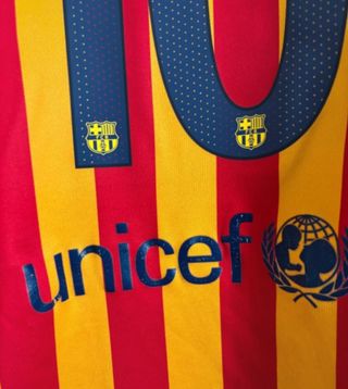 Camiseta FC Barcelona Senyera Messi Nike Talla M
