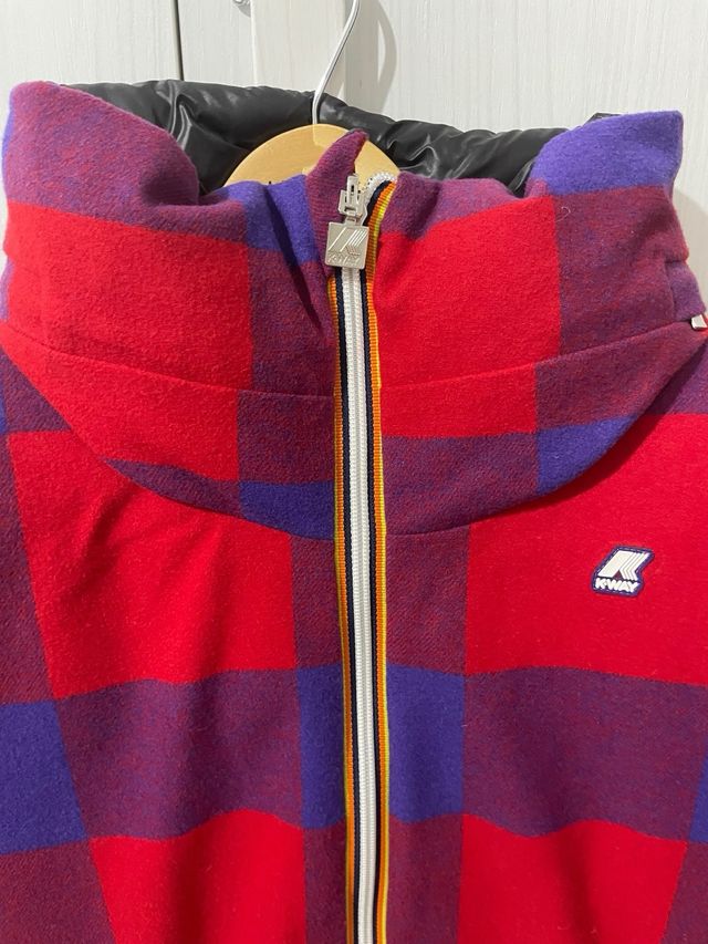 K-Way Cappotto Imbottito Termico Double Face