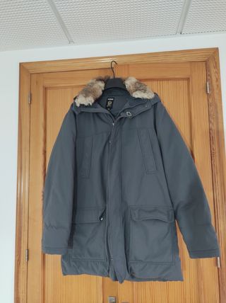 Chaquetón gris hombre