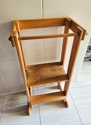 Torre didattica Montessori in legno