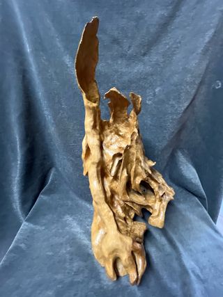 Escultura Madera Olivo Tallada Mano