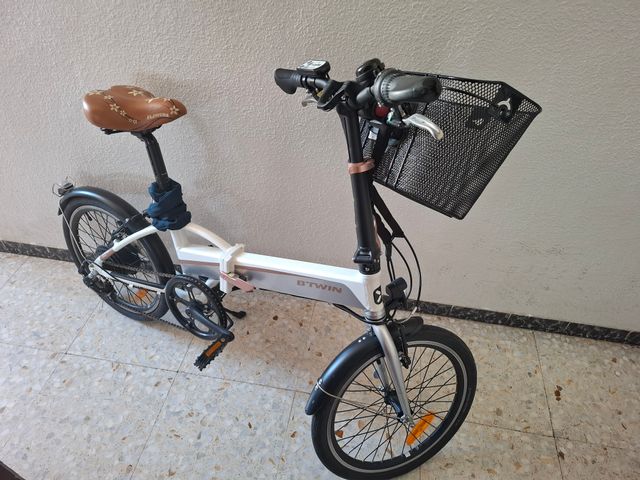 Bicicleta Plegable B TWIN eléctrico! Nueva Condici