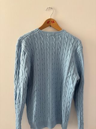 Jersey Polo Ralph Lauren azul trenzado
