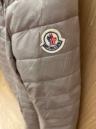 Plumifero Moncler Mujer Beige/Gris