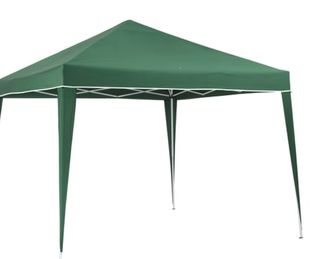Toldo plegable verde