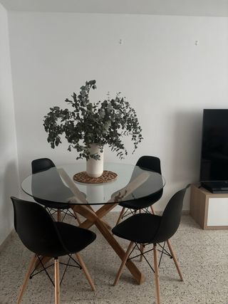 Sedie nordiche in legno nero
