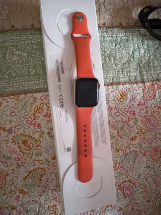 Apple Watch Series 5 40mm Oro con Correa Naranja