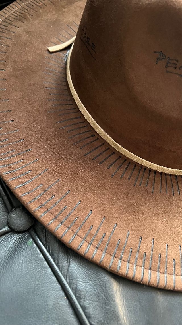 sombrero boho cuarzo