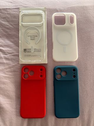 Fundas iPhone 17 Pro Max (4 unidades)