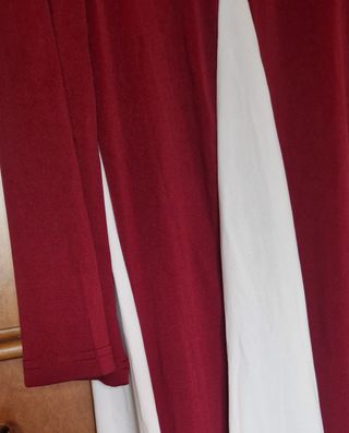 Vestito donna lungo rosso e bianco