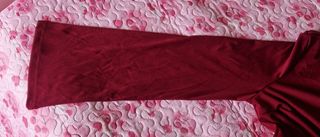 Vestito donna lungo rosso e bianco