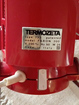 Ventilatore vintage Termozeta anni 60/70 - Italy 