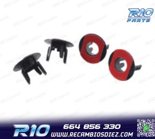 KIT 4 SOPORTES PDC BMW E92 06- PARAGOLPES TRASERO LOOK M T