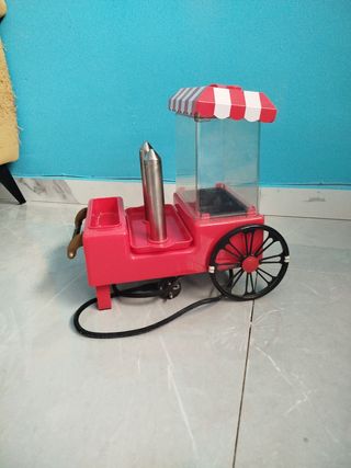 Máquina de salchichas Roja Estilo Carro