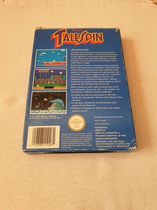 Talespin NES Capcom Nintendo Game Pak