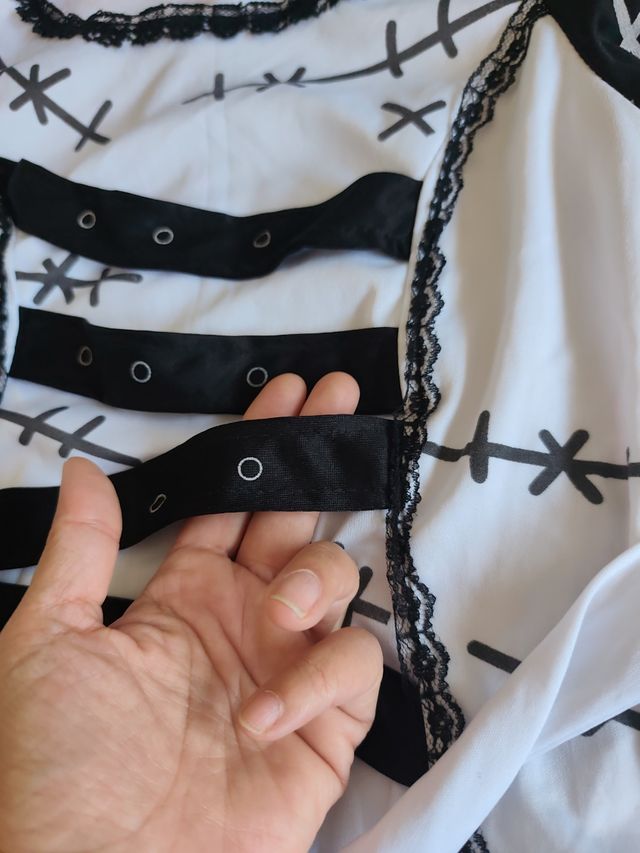 Disfraz Novia Cadáver Halloween+ regalo medias rot