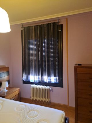 Cortinas de tela para habitación con barra