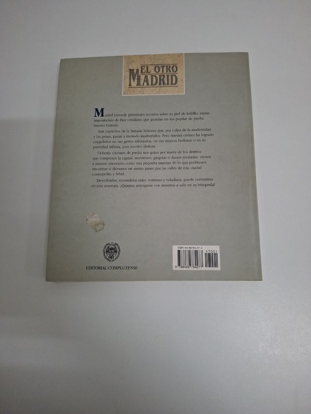 Libro Madrid al Detalle Escultura arquitectura