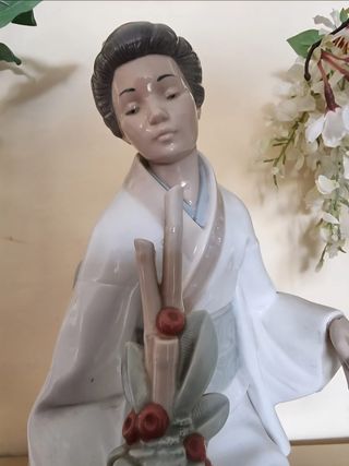 Figura Nao Lladro Porcelana Grande