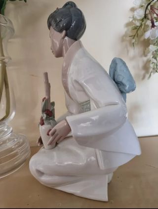 Figura Nao Lladro Porcelana Grande