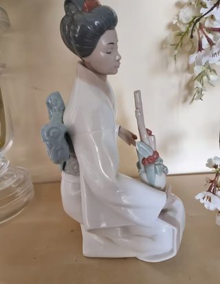 Figura Nao Lladro Porcelana Grande