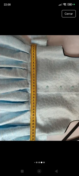 Vestido ceremonia niña azul Talla 10