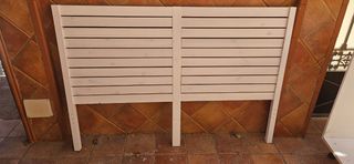 Cabecero de cama madera maciza de pino blanco