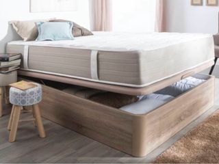 Canapé abatible madera y tela