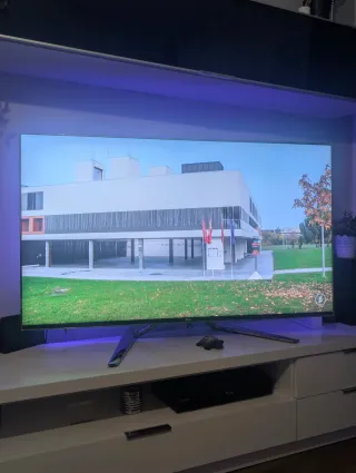 Televisor LG 55 Negra + luz LED