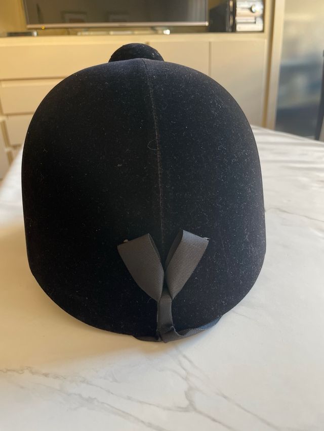 Casco de hípica negro, 55cm