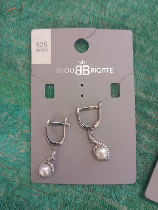Pendientes Bijou Brigitte Plata 925