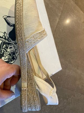 Esparteñas Niña Talla 35 Beige