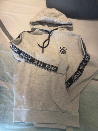 Sudadera SikSilk Gris con Logo