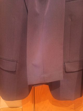 Traje de hombre azul