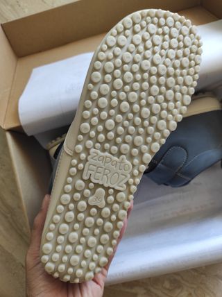 Zapato Feroz Viver Talla 39 Azul/Blanco
