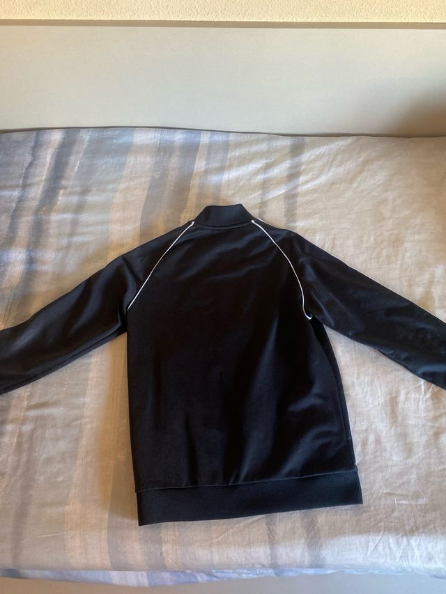 Chaqueta Adidas negra niño talla M Original cómoda
