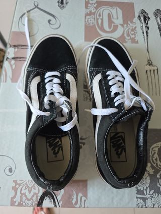 Vans deportivas negras