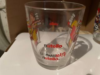 4 Bicchieri Nutella Immagimatti 1999