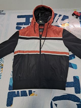 Chaqueta Inside Hombre Talla XL Naranja y Negra