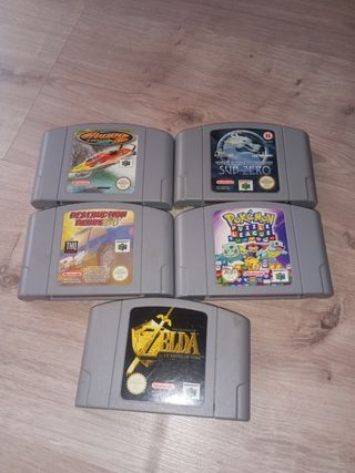 Cada juego a 35 € Nintendo 64