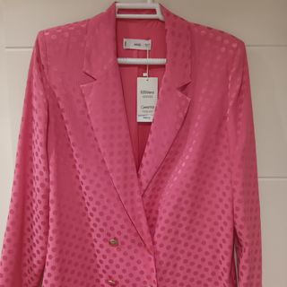 Americana Mango Rosa lunares.