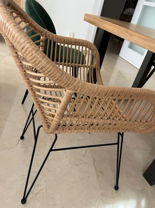 Sillas (2) Zole Mimbre Sintético SKLUM