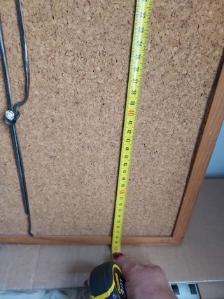 Tablero de corcho para colgar joyas